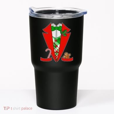 Christmas Tuxedo Costume Top Tumbler