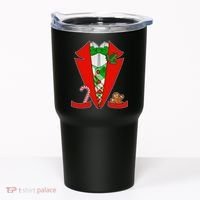 Christmas Tuxedo Costume Top Tumbler thumb 0