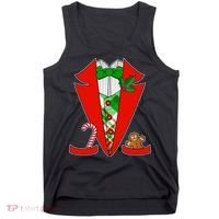 Christmas Tuxedo Costume Top Tank Top thumb 0