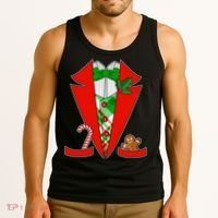 Christmas Tuxedo Costume Top Tank Top thumb 3