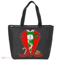 Christmas Tuxedo Costume Top Tote Bag thumb 0