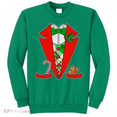 Christmas Tuxedo Costume Top Sweatshirt