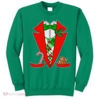 Christmas Tuxedo Costume Top Sweatshirt thumb 0