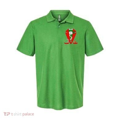 Christmas Tuxedo Costume Top Polo