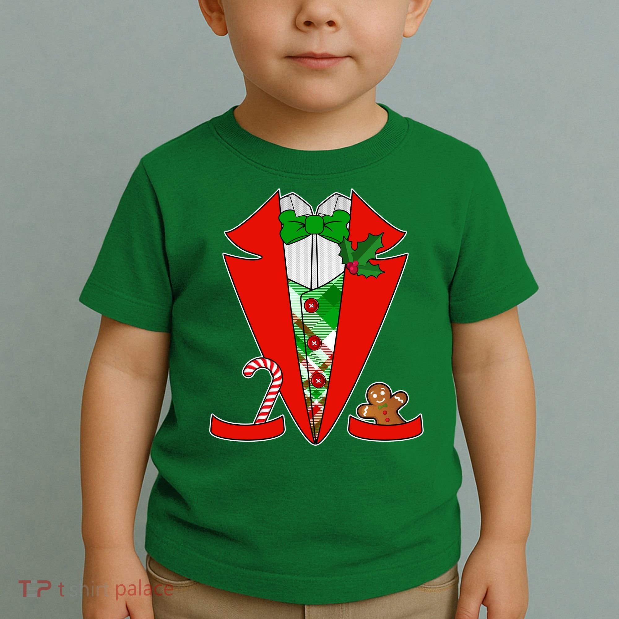 Christmas Tuxedo Costume Top Toddler T-Shirt