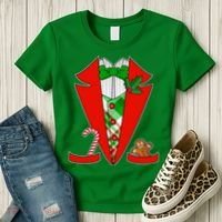 Christmas Tuxedo Costume Top Women's T-Shirt thumb 3