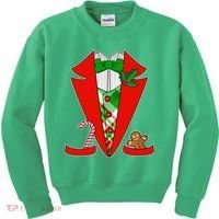 Christmas Tuxedo Costume Top Kids Sweatshirt thumb 0