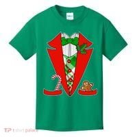 Christmas Tuxedo Costume Top Kids T-Shirt thumb 0