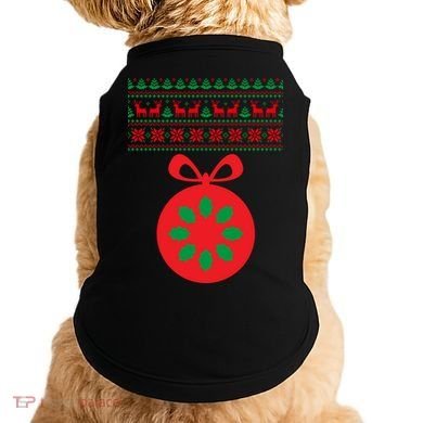 Christmas Ugly Sweater Pregnancy Ornament  Doggie Tank