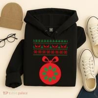 Christmas Ugly Sweater Pregnancy Ornament  Hoodie thumb 4