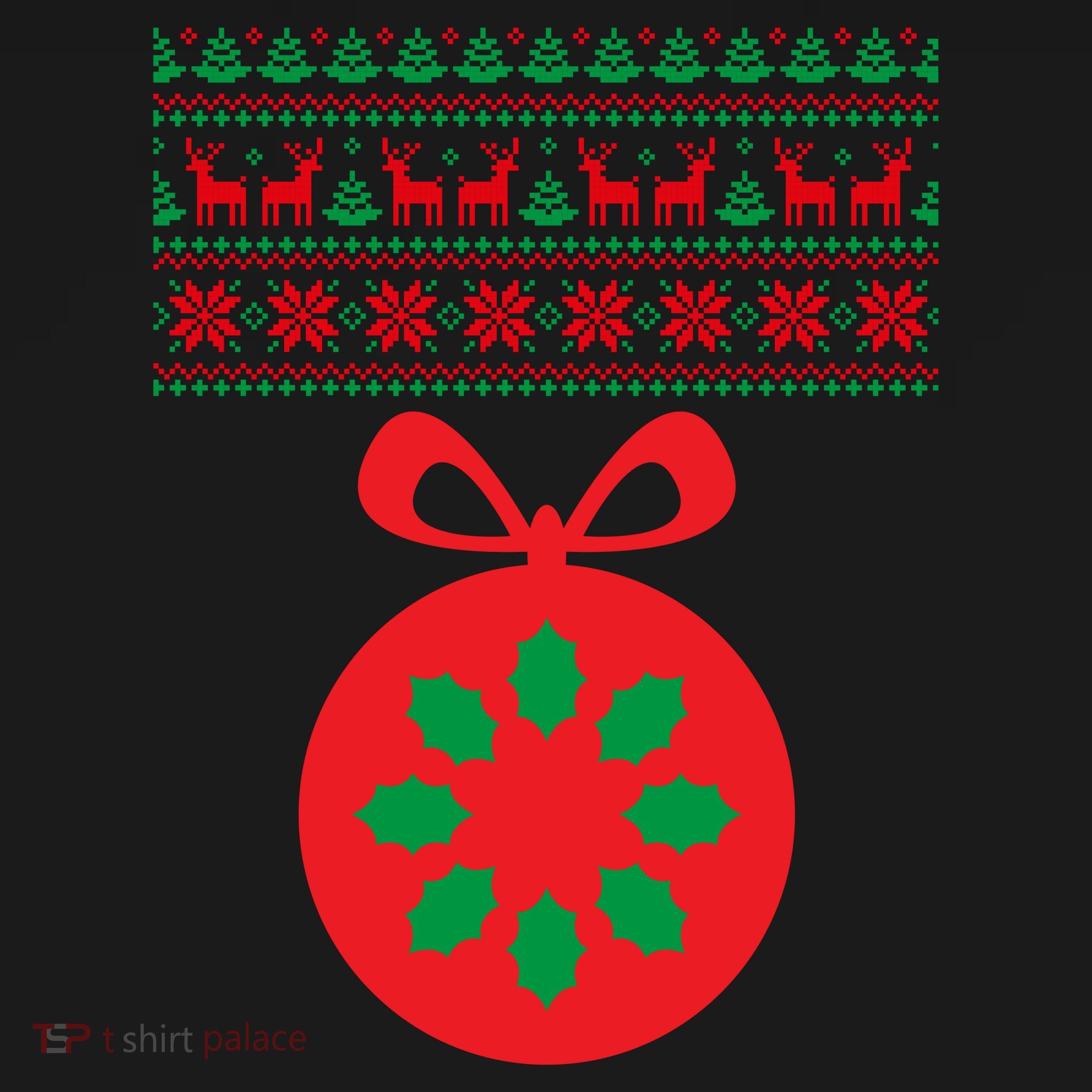 Christmas Ugly Sweater Pregnancy Ornament  Button