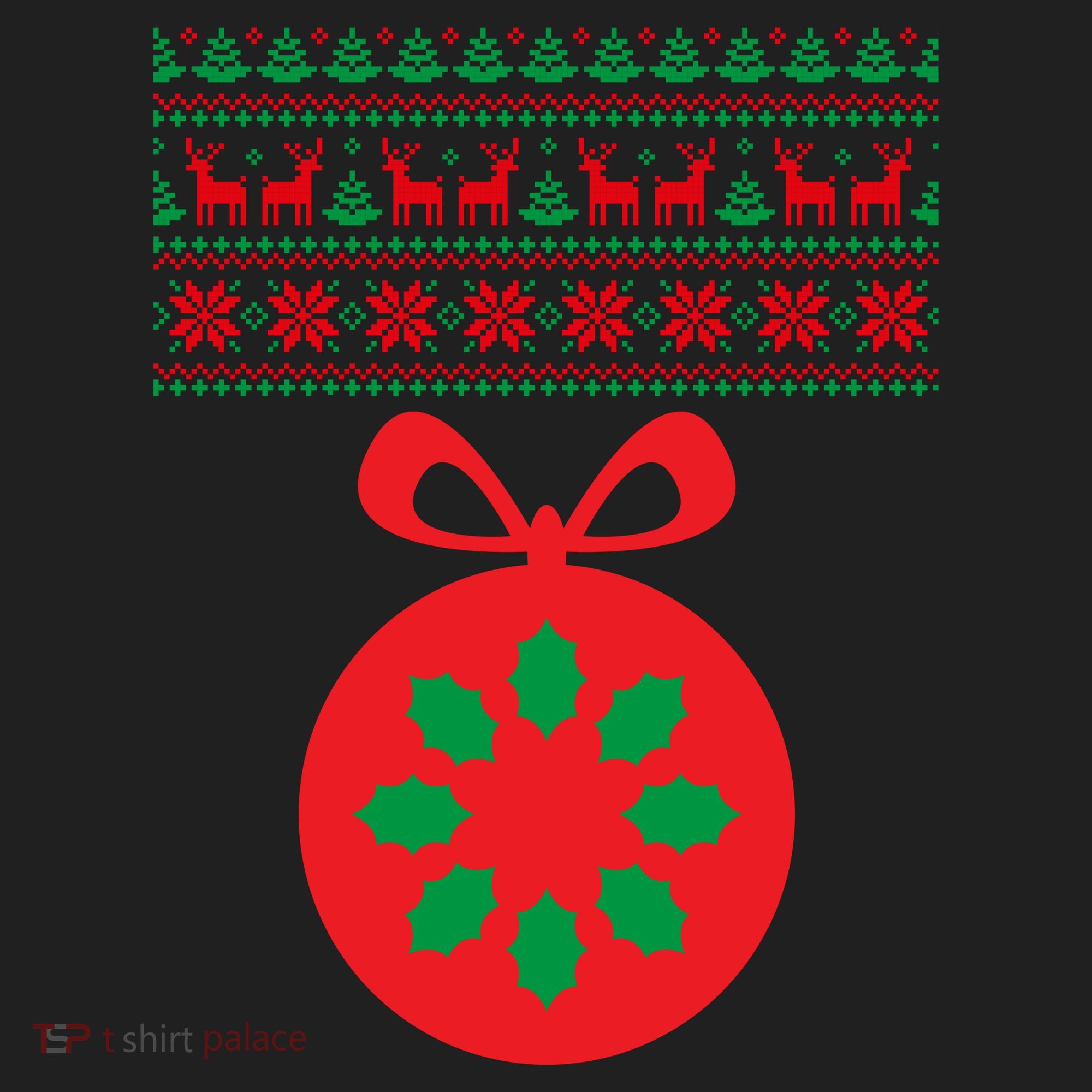 Christmas Ugly Sweater Pregnancy Ornament  Beanie