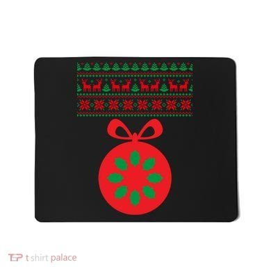 Christmas Ugly Sweater Pregnancy Ornament  Mousepad