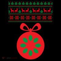Christmas Ugly Sweater Pregnancy Ornament  Ornament thumb 1