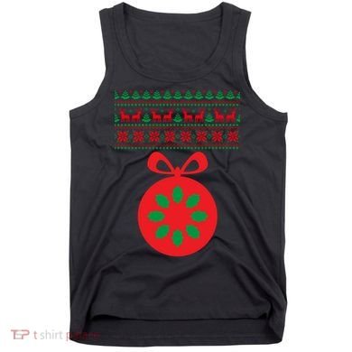 Christmas Ugly Sweater Pregnancy Ornament  Tank Top