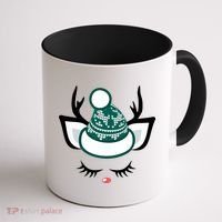 Christmas Unicorn Reindeer Coffee Mug thumb 1