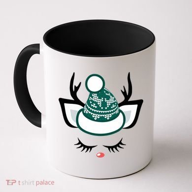 Christmas Unicorn Reindeer Coffee Mug