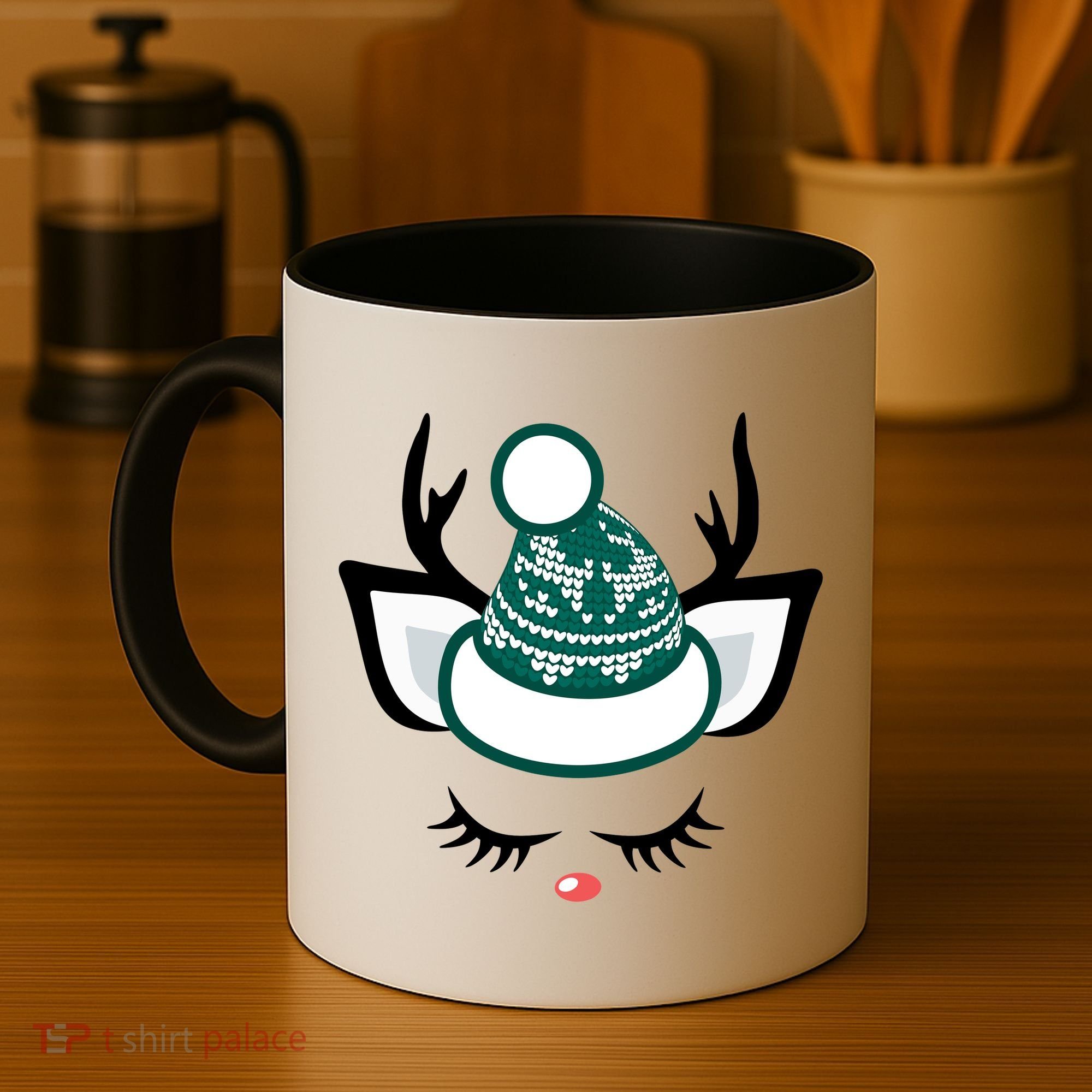Christmas Unicorn Reindeer Coffee Mug