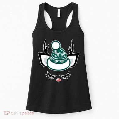 Christmas Unicorn Reindeer Women's Tank Top