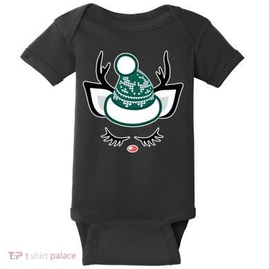 Christmas Unicorn Reindeer Baby Bodysuit