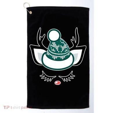 Christmas Unicorn Reindeer Golf Towel