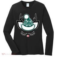 Christmas Unicorn Reindeer Women's Long Sleeve Shirt thumb 0