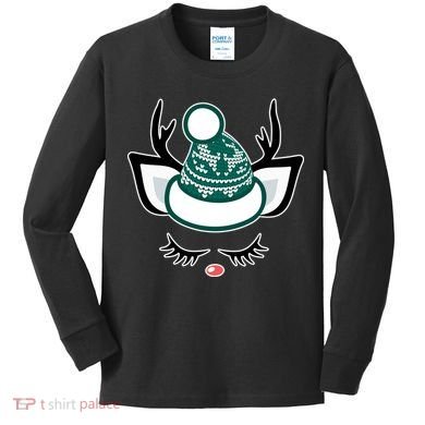 Christmas Unicorn Reindeer Kids Long Sleeve Shirt
