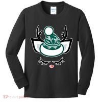 Christmas Unicorn Reindeer Kids Long Sleeve Shirt thumb 0