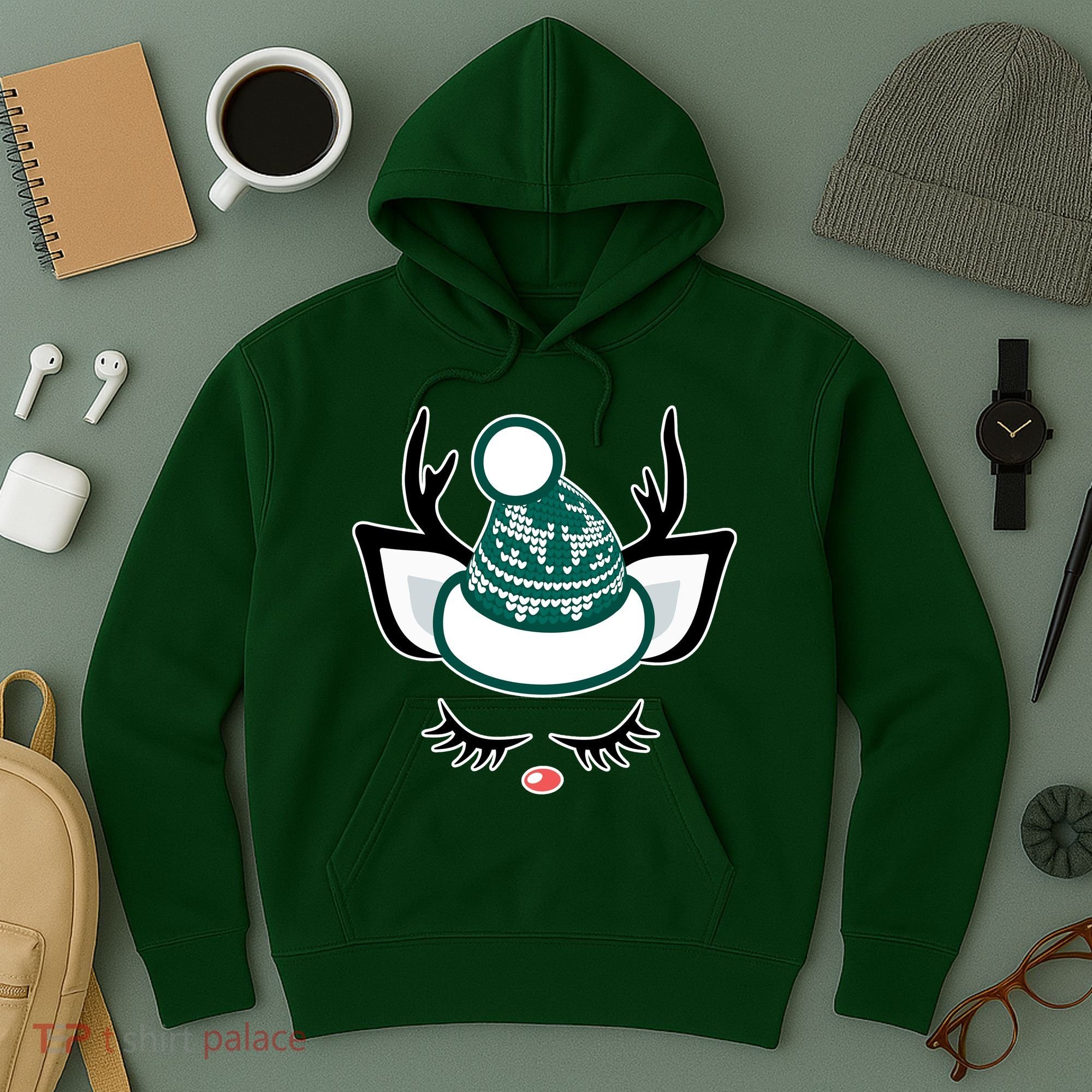 Christmas Unicorn Reindeer Hoodie