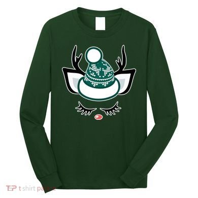 Christmas Unicorn Reindeer Long Sleeve Shirt