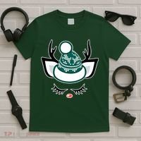 Christmas Unicorn Reindeer T-Shirt thumb 5