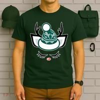Christmas Unicorn Reindeer T-Shirt thumb 6