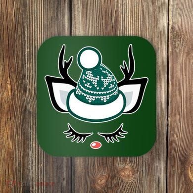 Christmas Unicorn Reindeer Coaster
