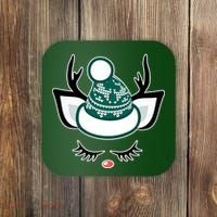 Christmas Unicorn Reindeer Coaster thumb 0