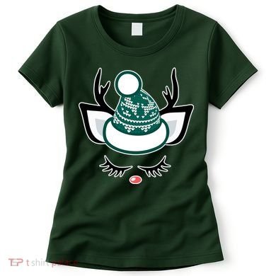 Christmas Unicorn Reindeer Women's T-Shirt