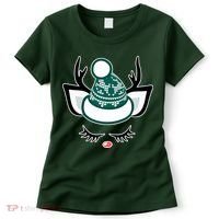 Christmas Unicorn Reindeer Women's T-Shirt thumb 0