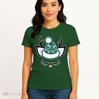 Christmas Unicorn Reindeer Women's T-Shirt thumb 4