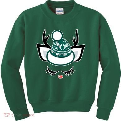 Christmas Unicorn Reindeer Kids Sweatshirt