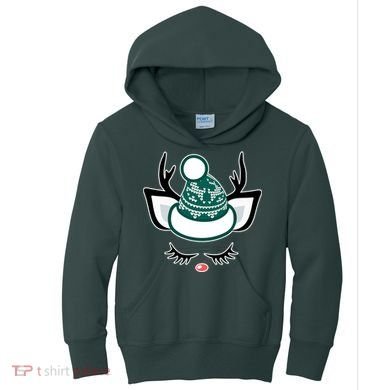 Christmas Unicorn Reindeer Kids Hoodie