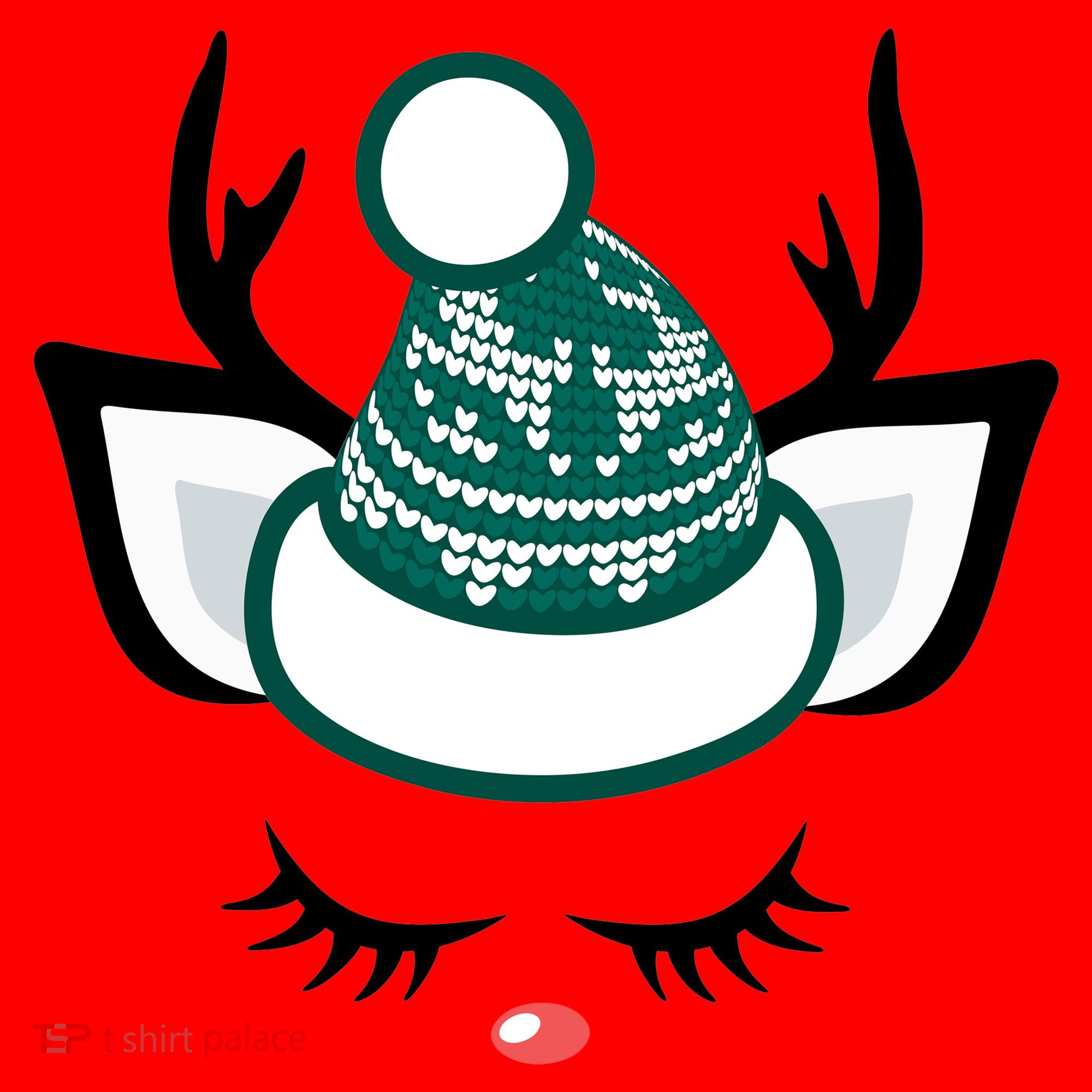 Christmas Unicorn Reindeer Santa Hat