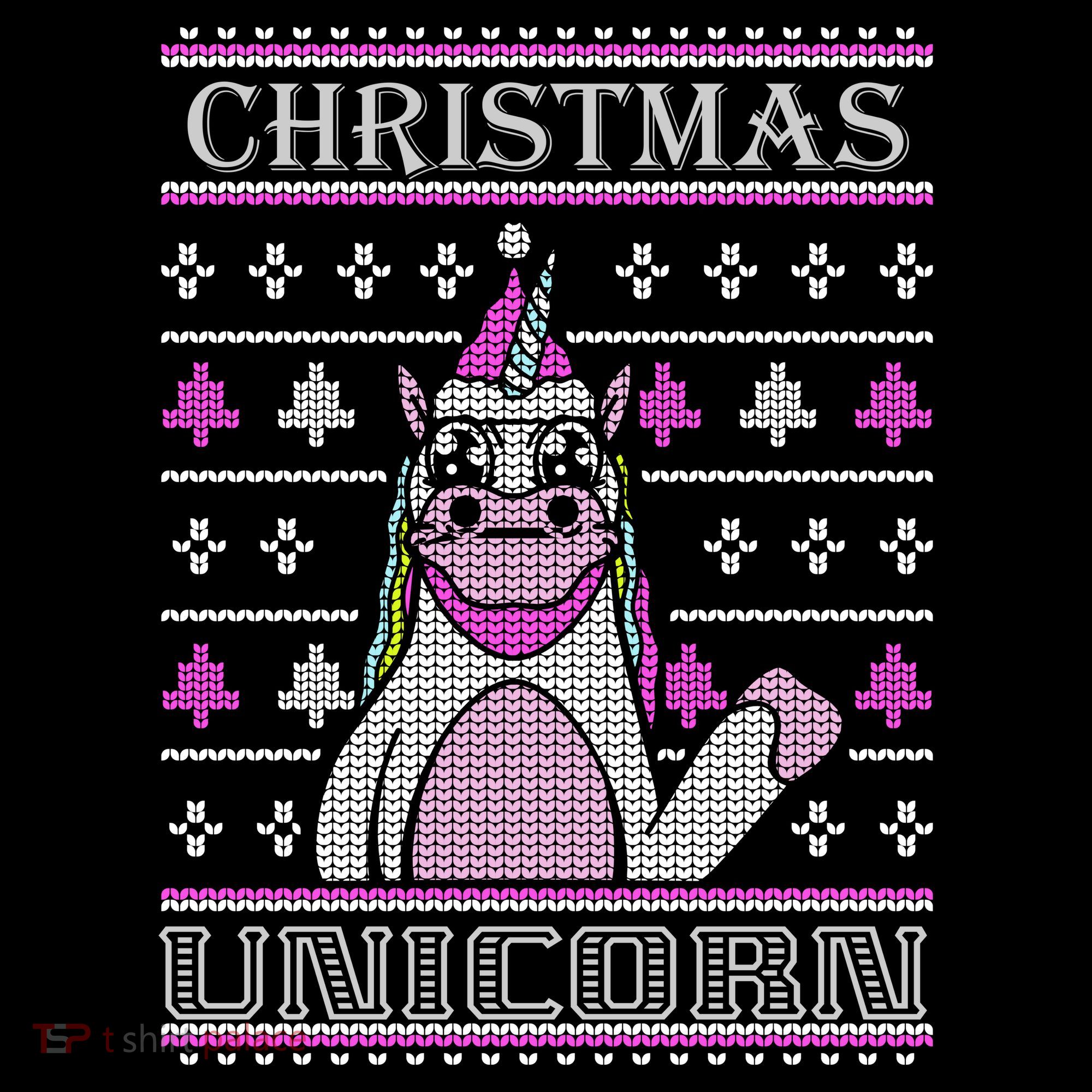 Christmas Unicorn Ugly Sweater Backpack