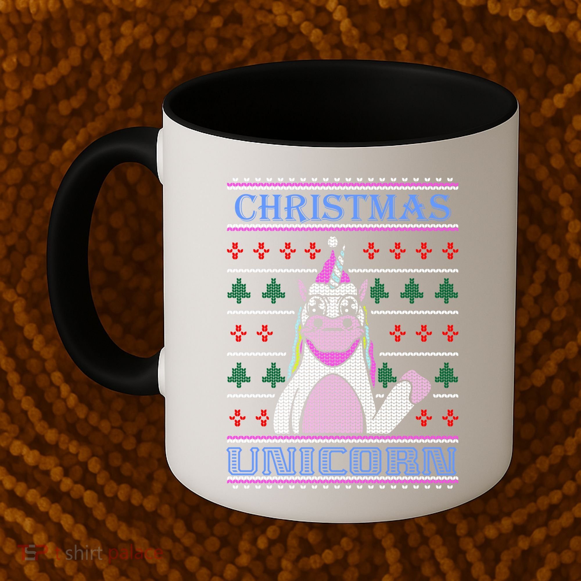Christmas Unicorn Ugly Sweater Coffee Mug