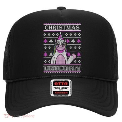 Christmas Unicorn Ugly Sweater Hat