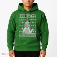 Christmas Unicorn Ugly Sweater Hoodie thumb 2