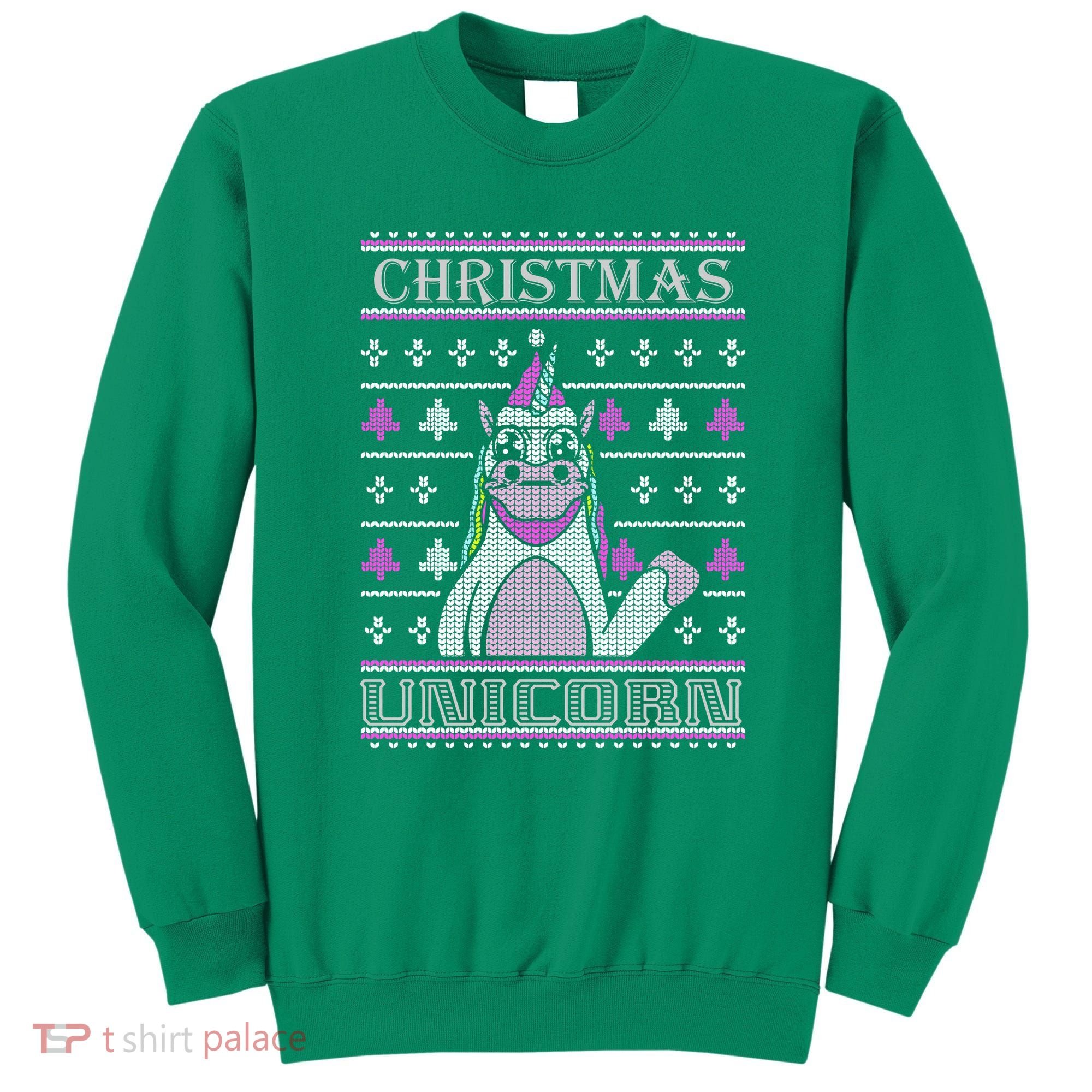Christmas Unicorn Ugly Sweater Sweatshirt