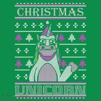 Christmas Unicorn Ugly Sweater Sweatshirt thumb 3
