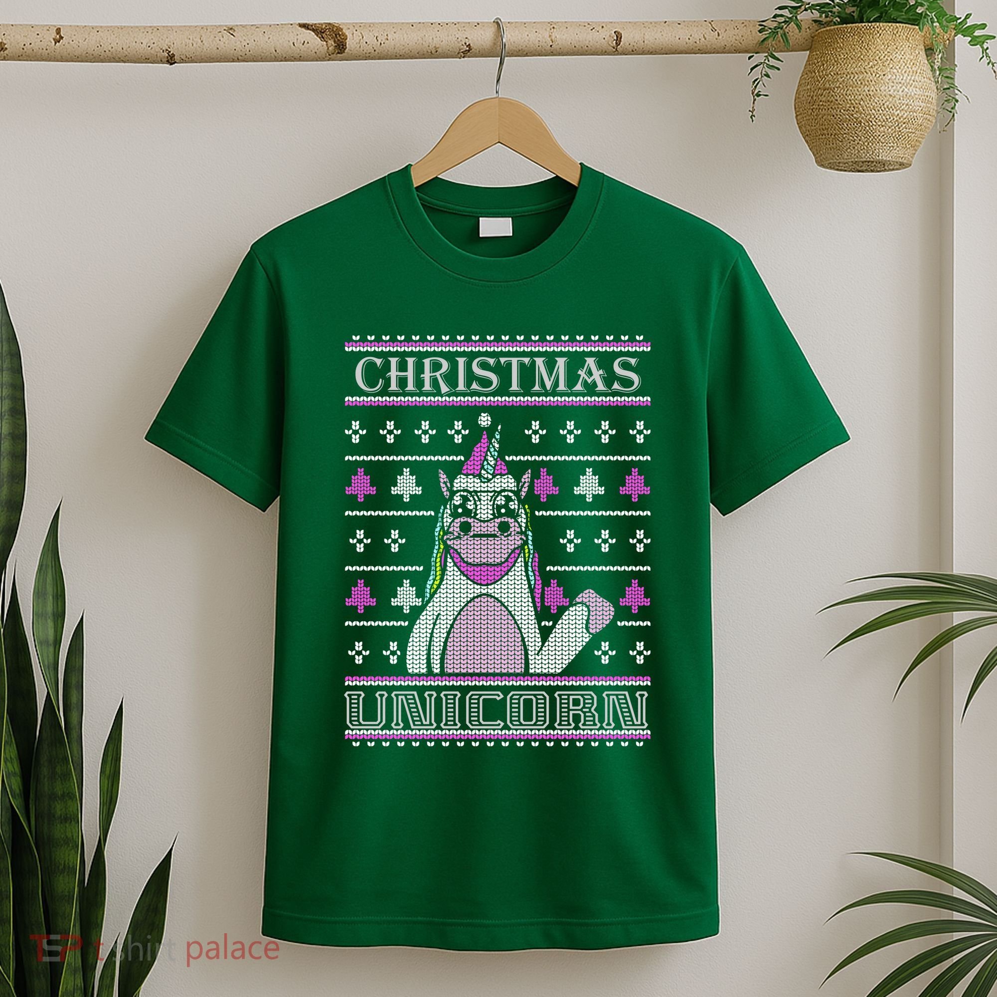 Christmas Unicorn Ugly Sweater T-Shirt