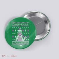 Christmas Unicorn Ugly Sweater Button thumb 0