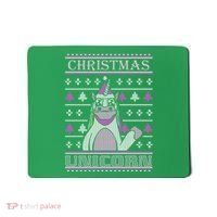Christmas Unicorn Ugly Sweater Mousepad thumb 0