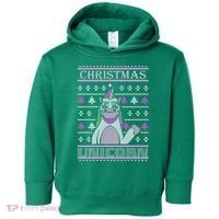 Christmas Unicorn Ugly Sweater Toddler Hoodie thumb 0